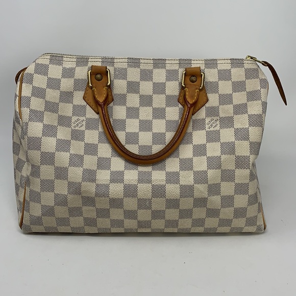 authentic LOUIS VUITTON Speedy 30 Damier Azur - Picture 2 of 16
